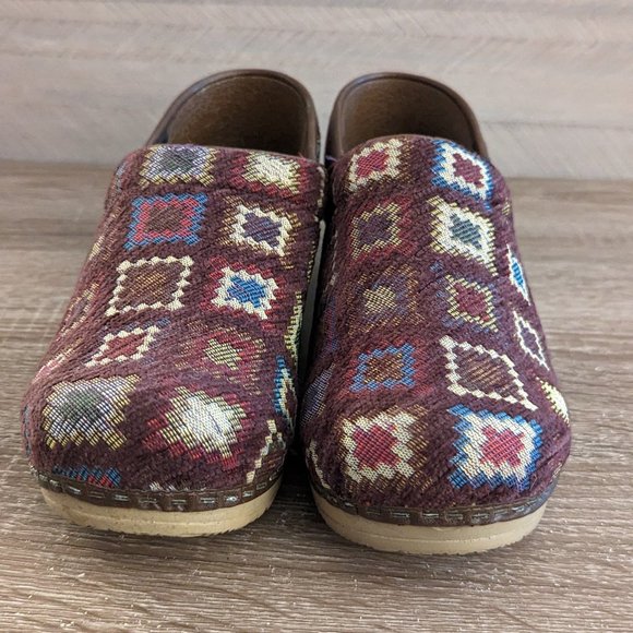 Sanita Shoes - Sanita Patchwork Vegan Clogs Size 37